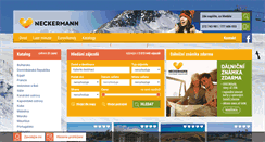 Desktop Screenshot of neckermann-online.cz