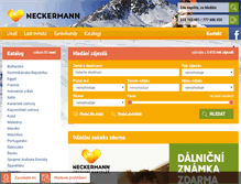 Tablet Screenshot of neckermann-online.cz